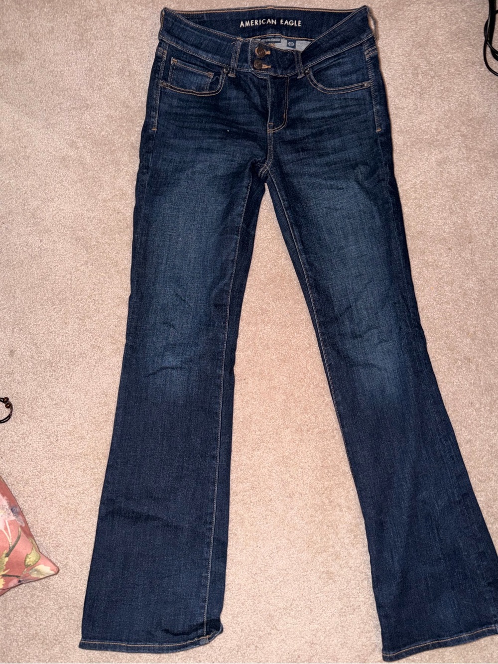 American Eagle Outfitters Dark Blue Flare Jeans